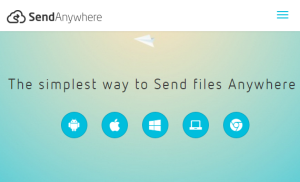 Send Anywhere- send large files to multiple PCs together