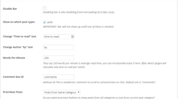 WordPress Sticky Bar Plugin for Social Sharing, Prev Next Posts: Swifty Bar