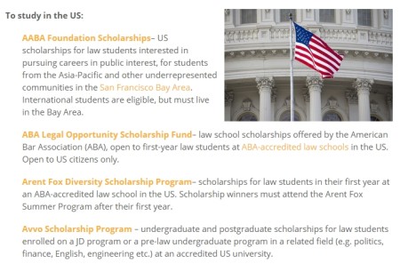 scholarships to study abroad