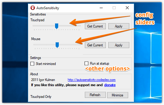 autosensitivity ui