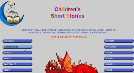 chidlrens short stories