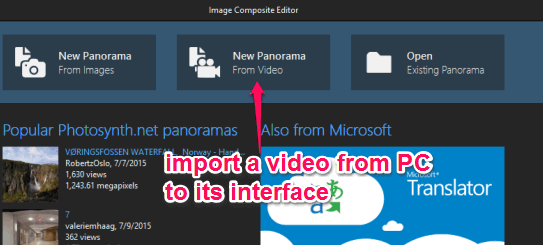 import a video