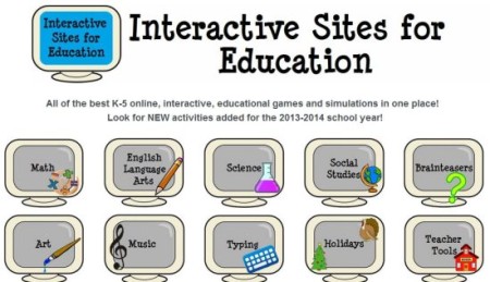 interactive sites home page