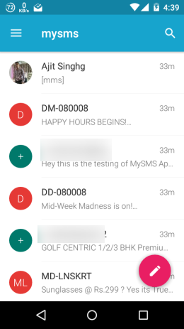 mysms Android App