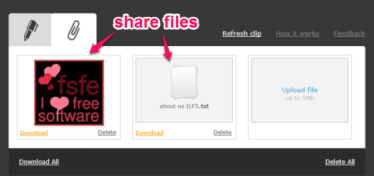 share files
