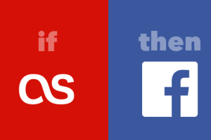 IFTTT recipe to connect Last.FM and Facebook accounts