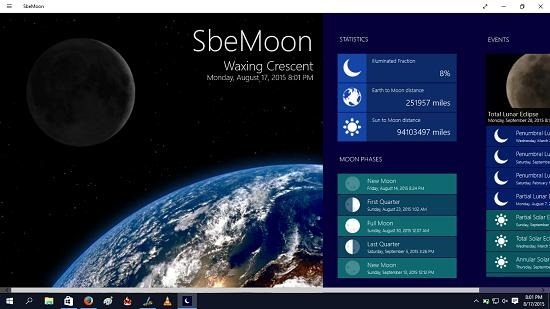 SbeMoon Main Screen