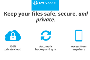 Sync.com- free online cloud storage with 5 GB free space