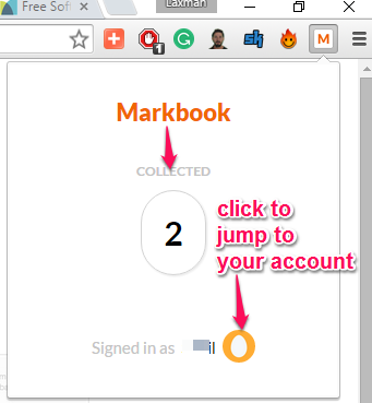 access your Markbook account to see the collections