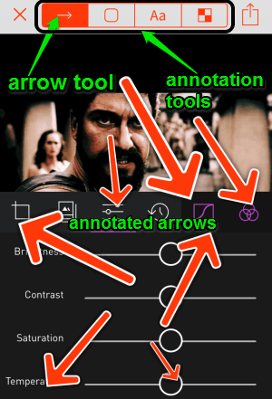 arrow tool