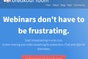 breakoutroom.co- free website to broadcast yourself
