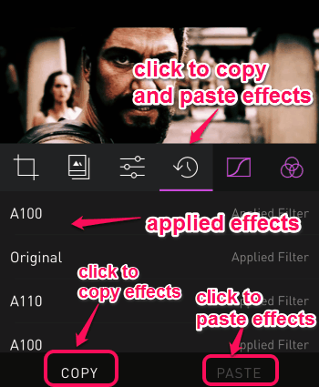 copy and paste effects