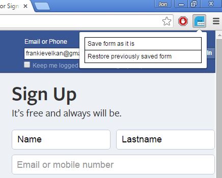 form recovery extensions google chrome 3