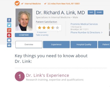 read reviews about doctors