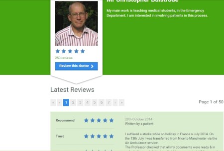 read reviews about doctors