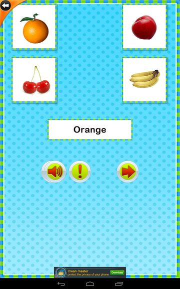 kids fruits and vegetables apps android 2