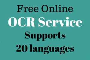 online OCR