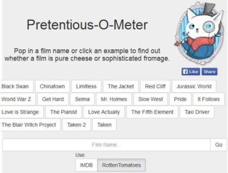 pretentious-o-meter homepage1