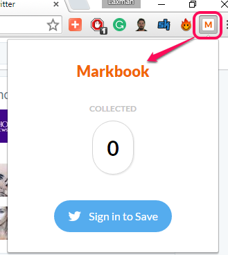 sign in to create your Markbook account