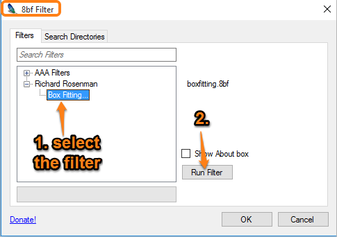 8bf Filter window