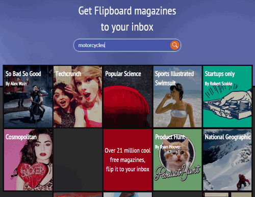 Flip2Mail- Homepage