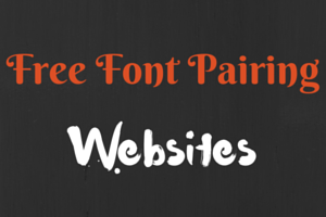 Free Font Pairing websites