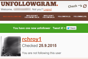 Unfollowgram website