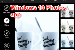 Windows 10 Photos app