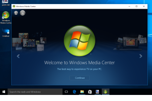 Windows Media Center in Windows 10