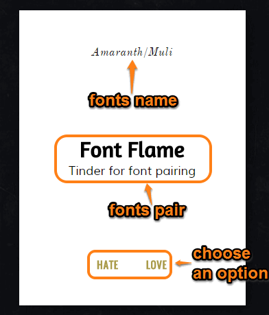 check combination of fonts