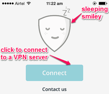 connect option