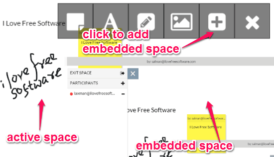 embedded space