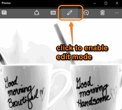 enable edit mode