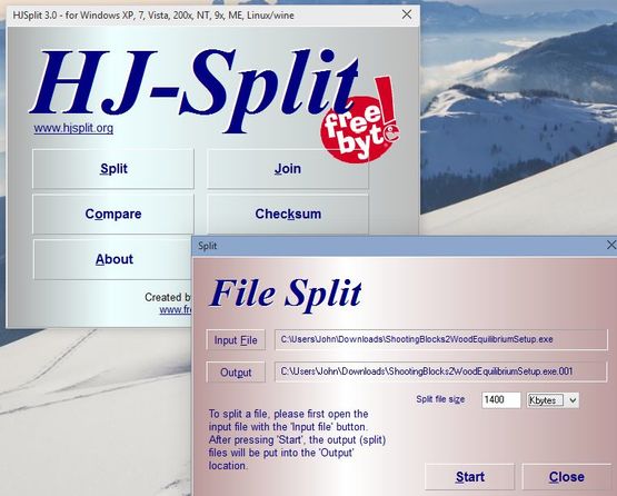 file splitter software windows 10 1