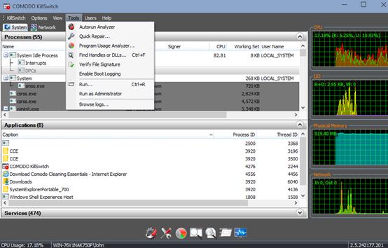 process explorer software windows 10 4