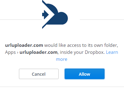 sign in to your Dropbox account