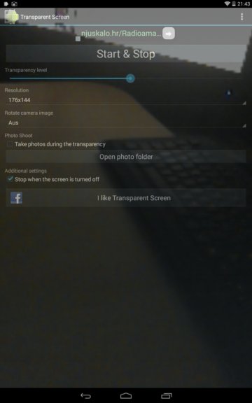 transparent screen apps android 2