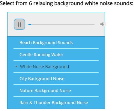 white noise extensions chrome 5