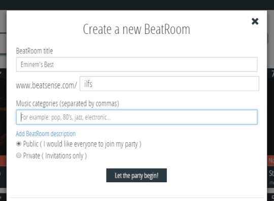 Create a new BeatRoom