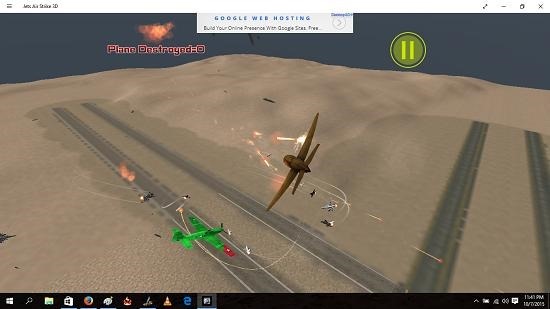 Jets Air Strike 3D shots fired
