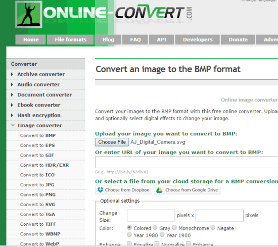 Online-convert.com website