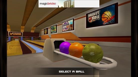 Pocket Bowling 3D change ball