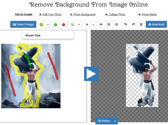 Remove Background From Image Online Tool