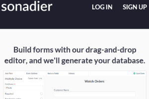 Sonadier- free online form builder