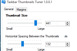 adjust taskbar thumbnail settings in Windows 10