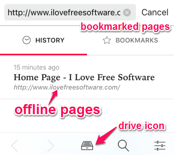 offline pages
