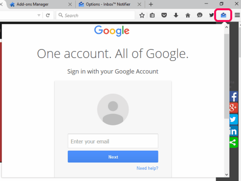 sign in to your Gmail account