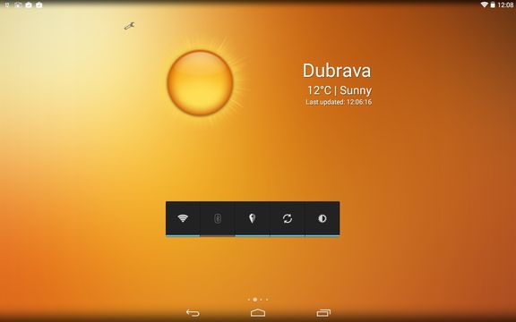 transparent weather widget apps android 5