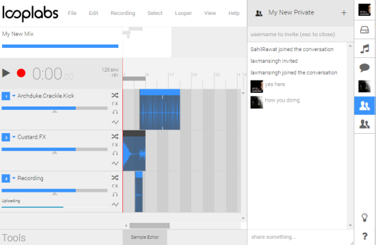 Looplabs- free online music maker