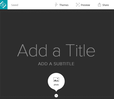 add a title and subtitle for your project